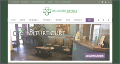Desktop Screenshot of drlaurendeville.com